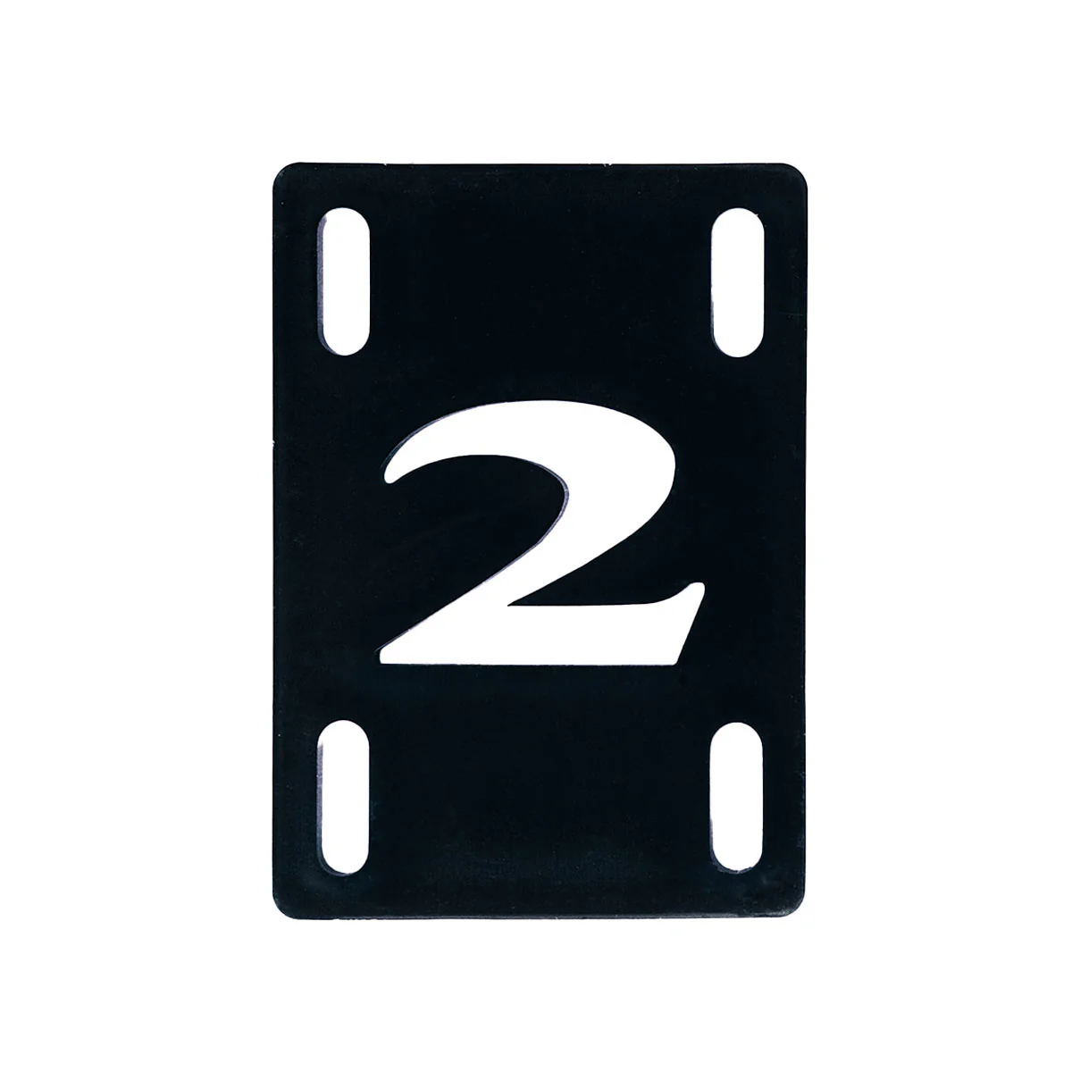 2 Riser Pads Risers - Black - 1/8"
