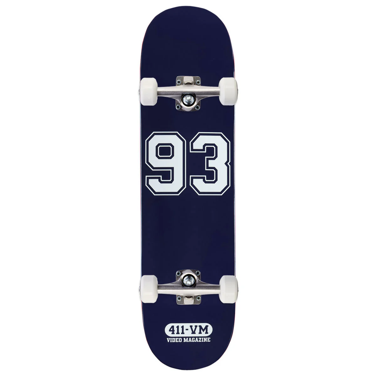 411VM Athletic 93 Skateboard Complete - Navy - 8.25"