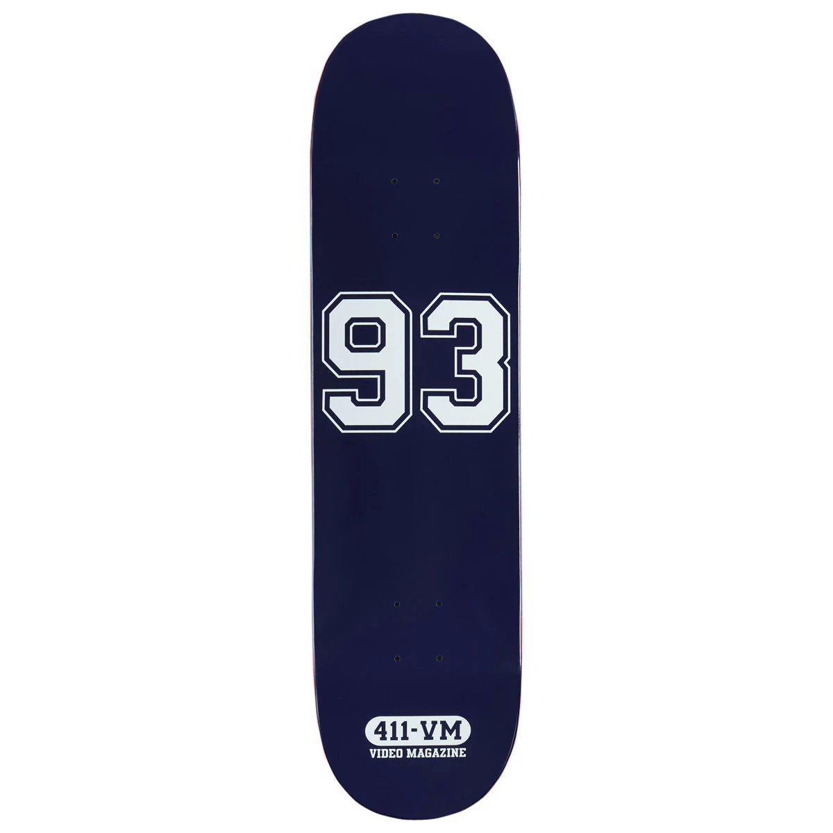 411VM Athletic 93 Skateboard Deck - Navy - 8.25"