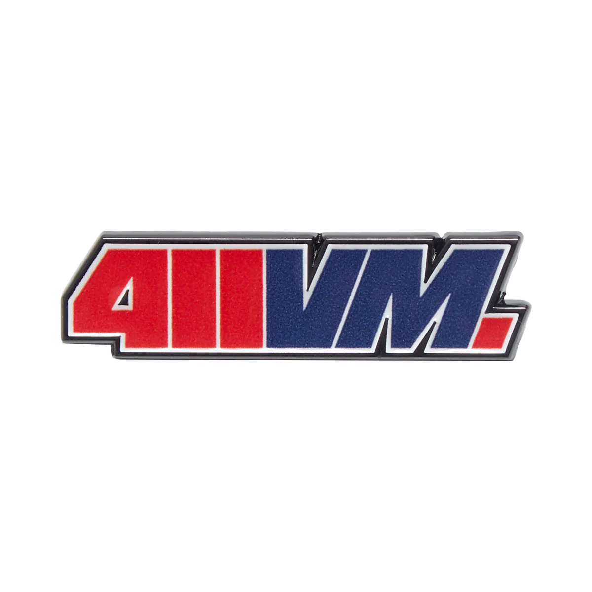 411VM Logo Pin - Red/Blue