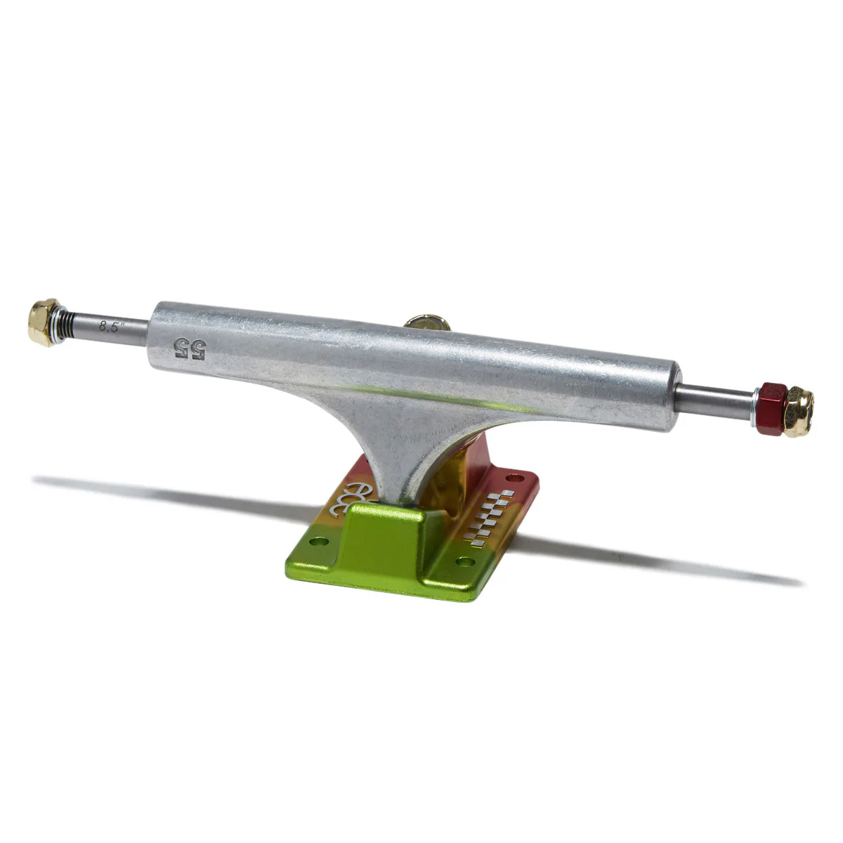 Ace AF1 Skateboard Trucks - Polished/Rasta - 55