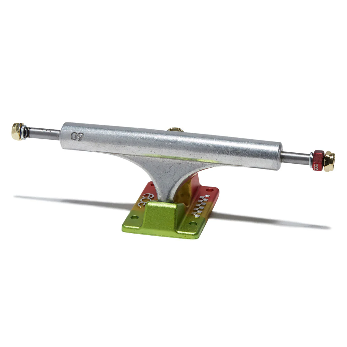 Ace AF1 Skateboard Trucks - Polished/Rasta - 60