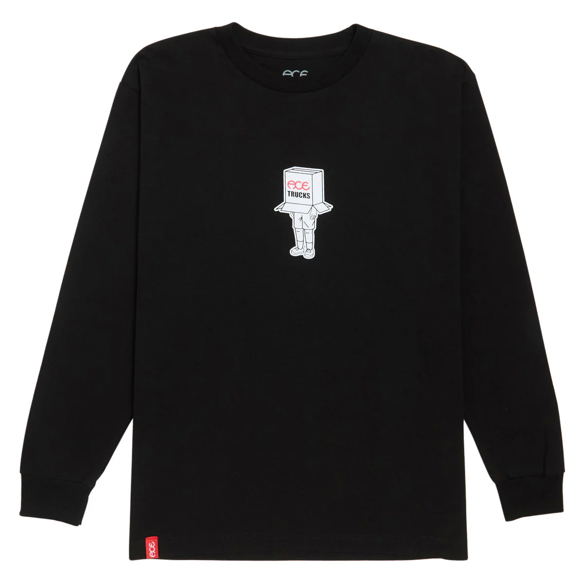 Ace Meme Long Sleeve T-Shirt - Black
