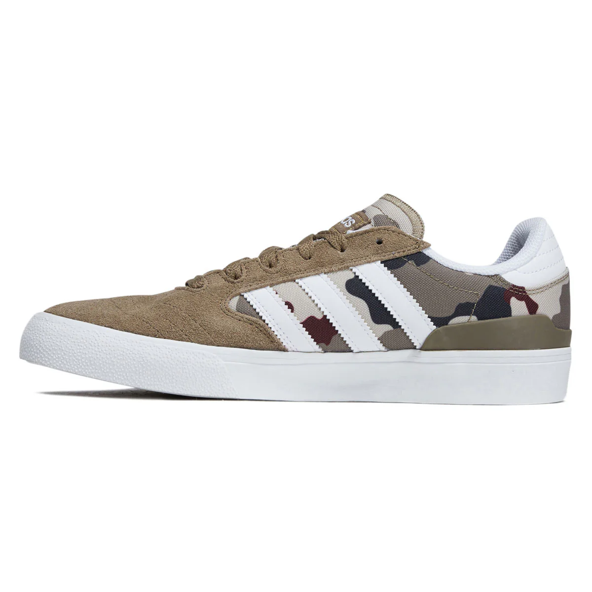 Adidas Busenitz Vulc II Shoes - Khaki/Ftwr White/Aurora Ink - Image 2