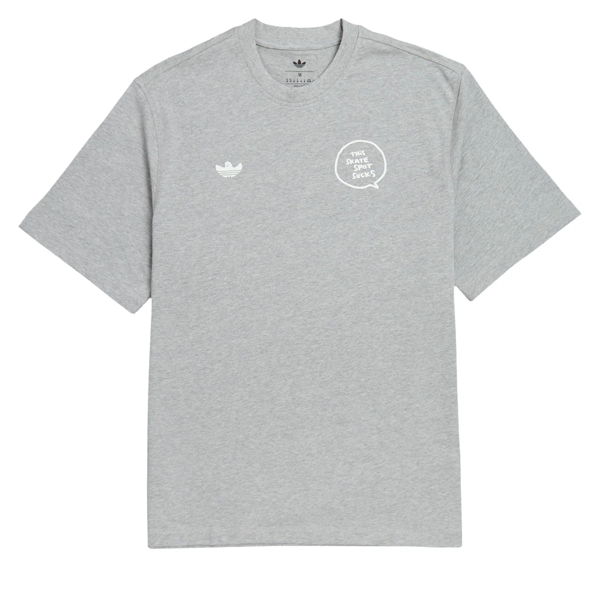 Adidas Gonz Spot T-Shirt - Medium Grey Heather