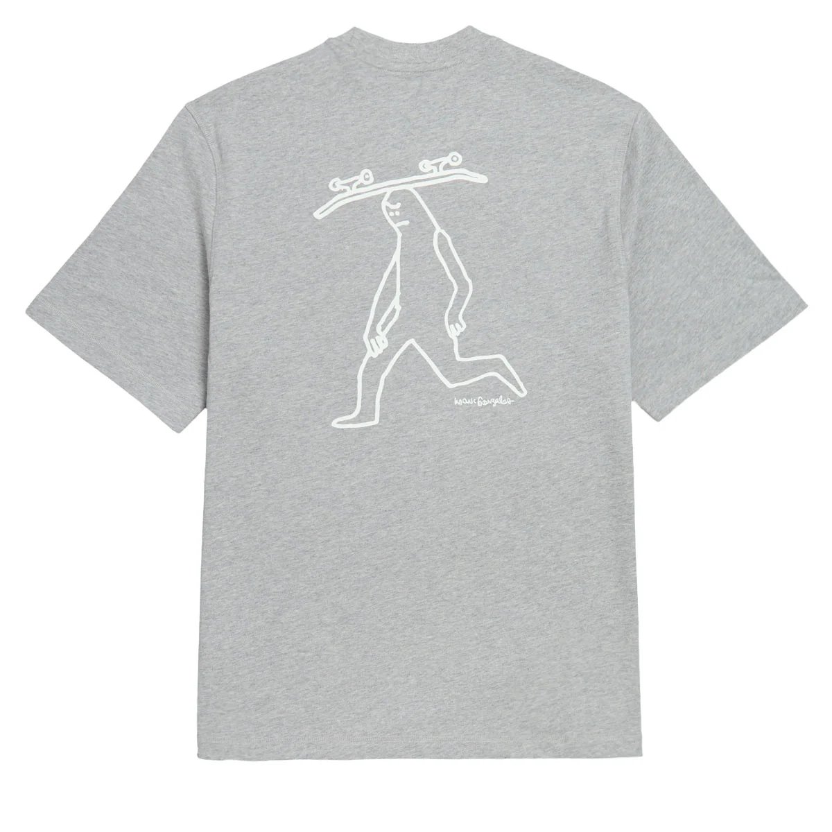 Adidas Gonz Spot T-Shirt - Medium Grey Heather - Image 2