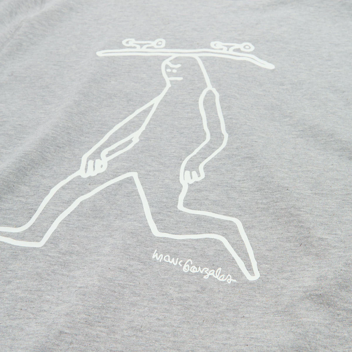 Adidas Gonz Spot T-Shirt - Medium Grey Heather - Image 4