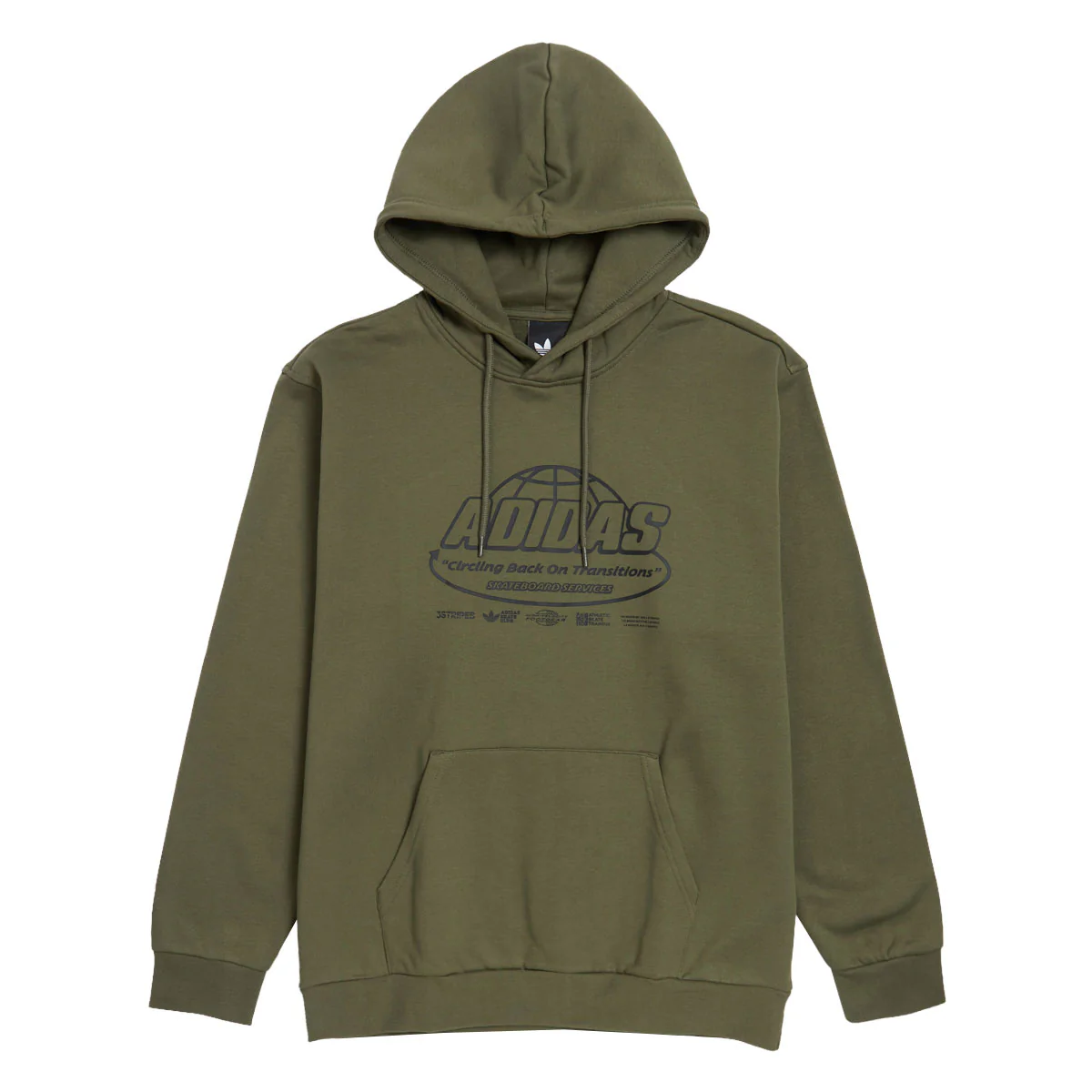 Adidas Skate Adi Core Hoodie - Olive Strata