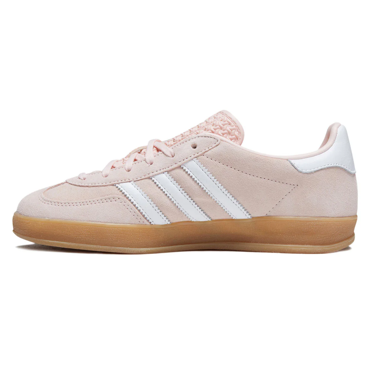 Adidas Womens Gazelle Indoor Shoes - Sandy Pink/Ftwr White/Gum - Image 2