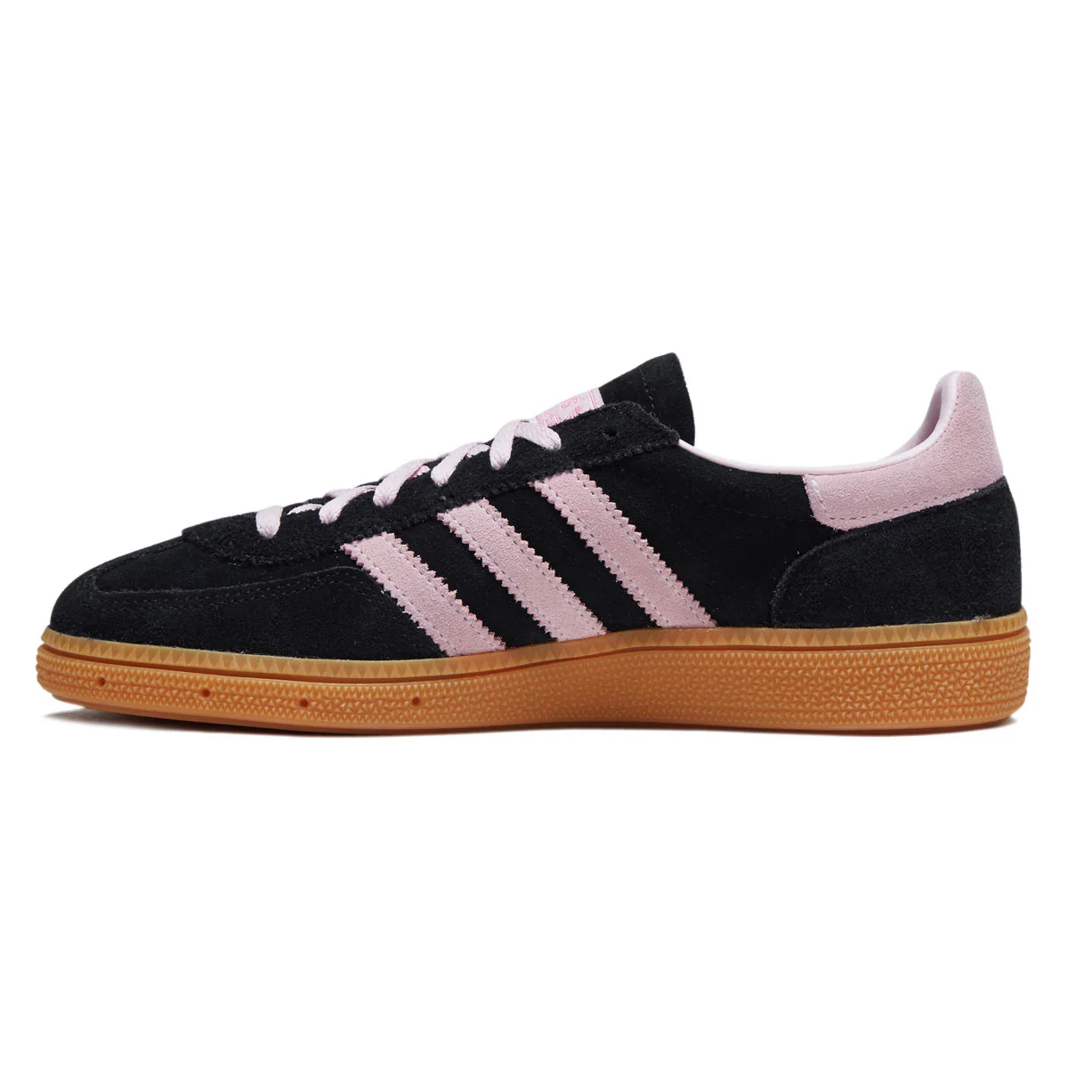 Adidas Womens Handball Spezial Shoes - Core Black/Clear Pink/Gum - Image 2