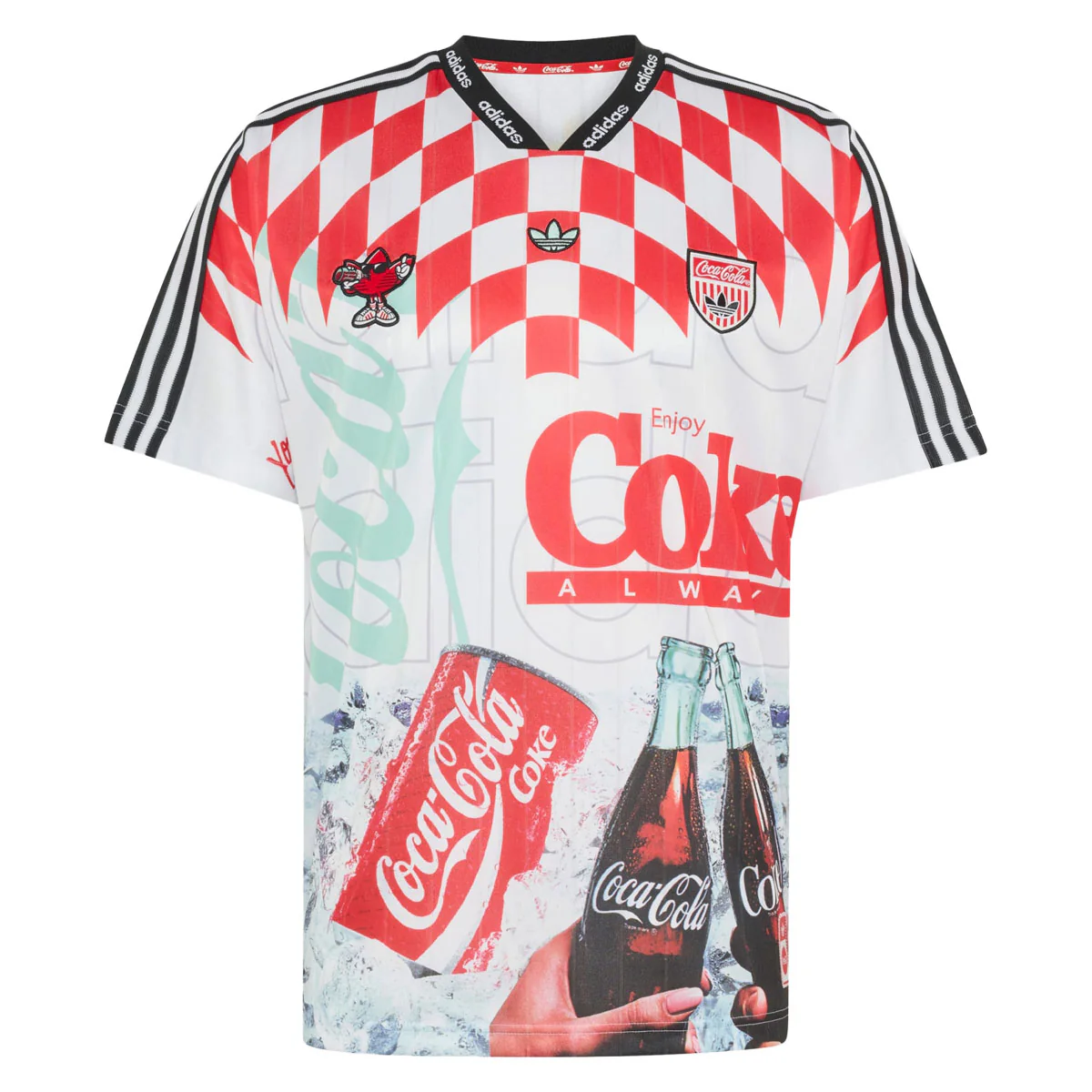 Adidas x Coca Cola Mashup Jersey - White/Multi Color