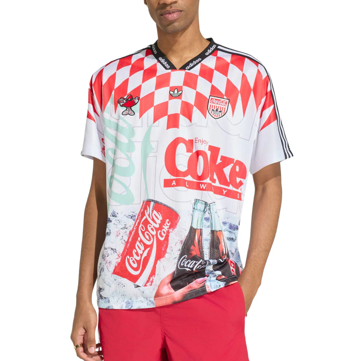 Adidas x Coca Cola Mashup Jersey - White/Multi Color - Image 2