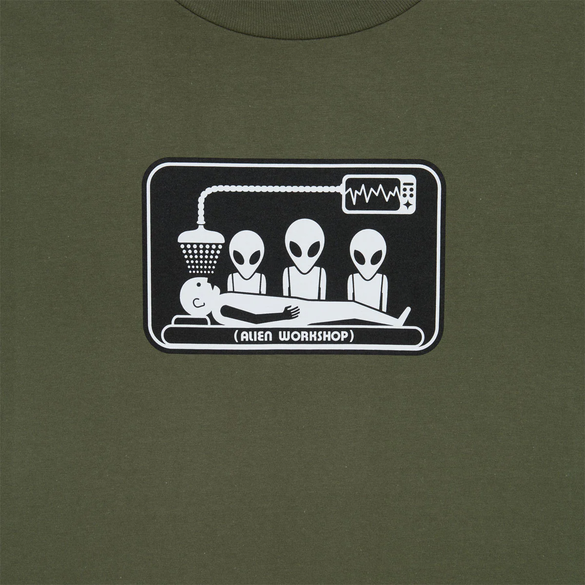 Alien Workshop Abduction T-Shirt - Fatigue Green - Image 2