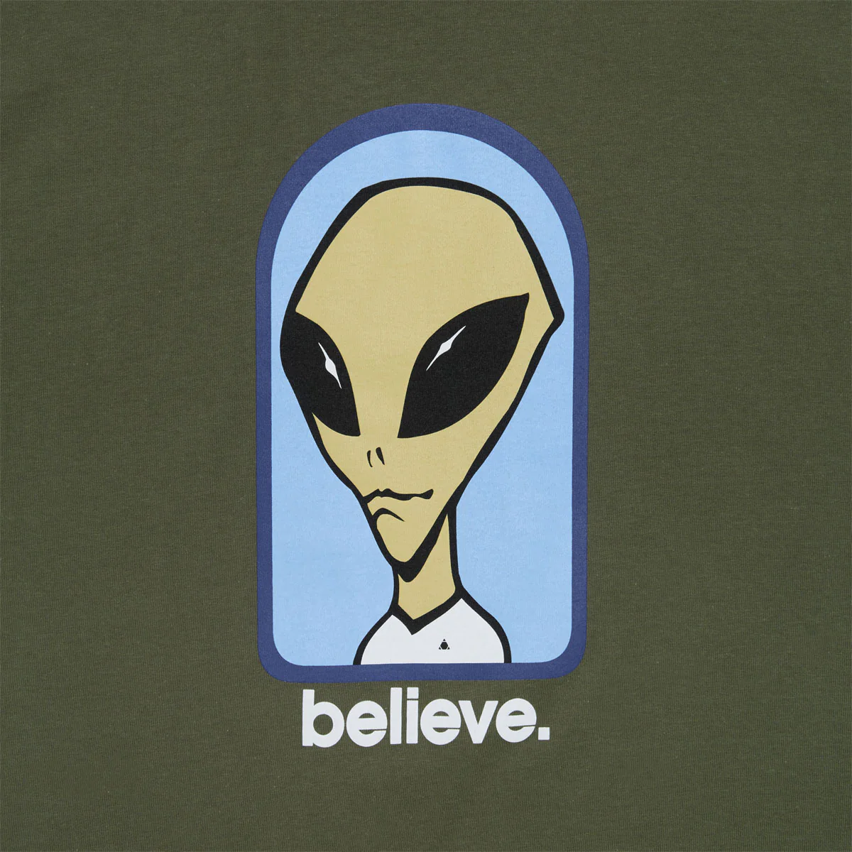 Alien Workshop Believe T-Shirt - Fatigue Green - Image 2