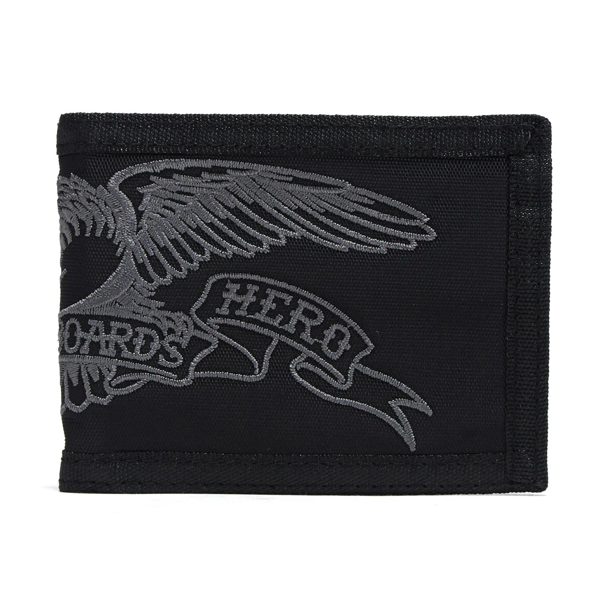 Anti-Hero Basic Eagle Bi-Fold Wallet - Black/Charcoal