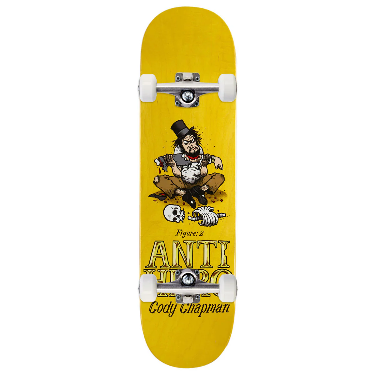 Anti-Hero Chapman Eat The Rich Skateboard Complete - 8.32"