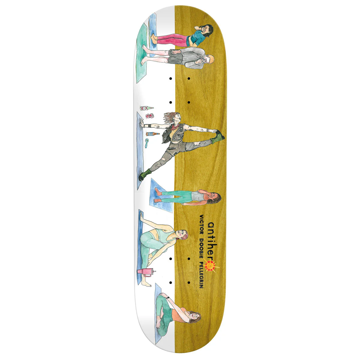 Anti-Hero Doobie I Farted In Yoga Class Skateboard Deck - 8.69"