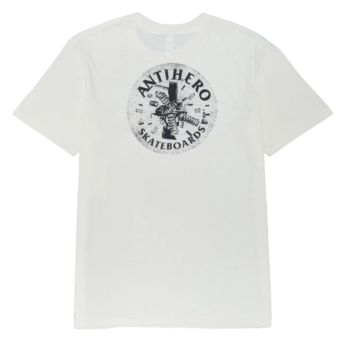Anti-Hero Engineering T-Shirt - Heather Cream/Black