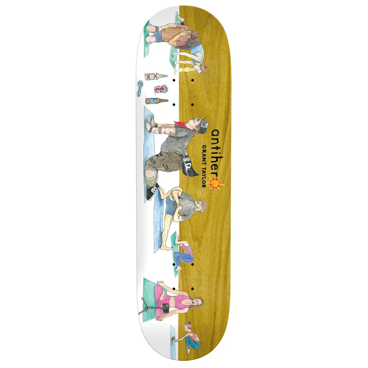 Anti-Hero Grant I Farted In Yoga Class Skateboard Deck - 8.50"