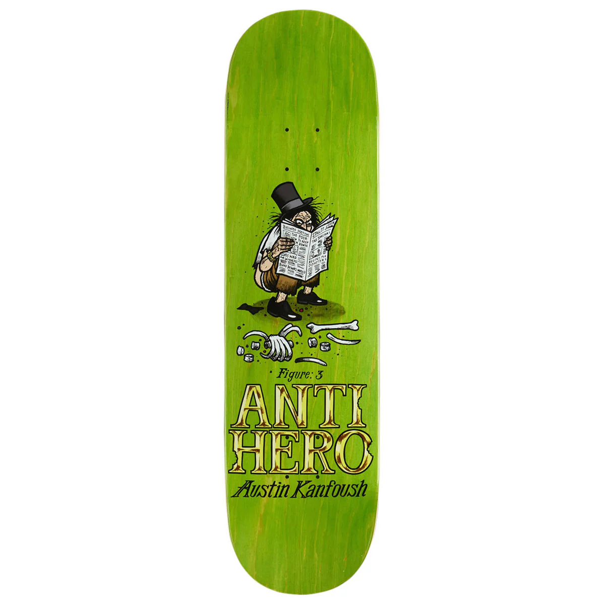 Anti-Hero Kanfoush Eat The Rich Skateboard Deck - 8.25"