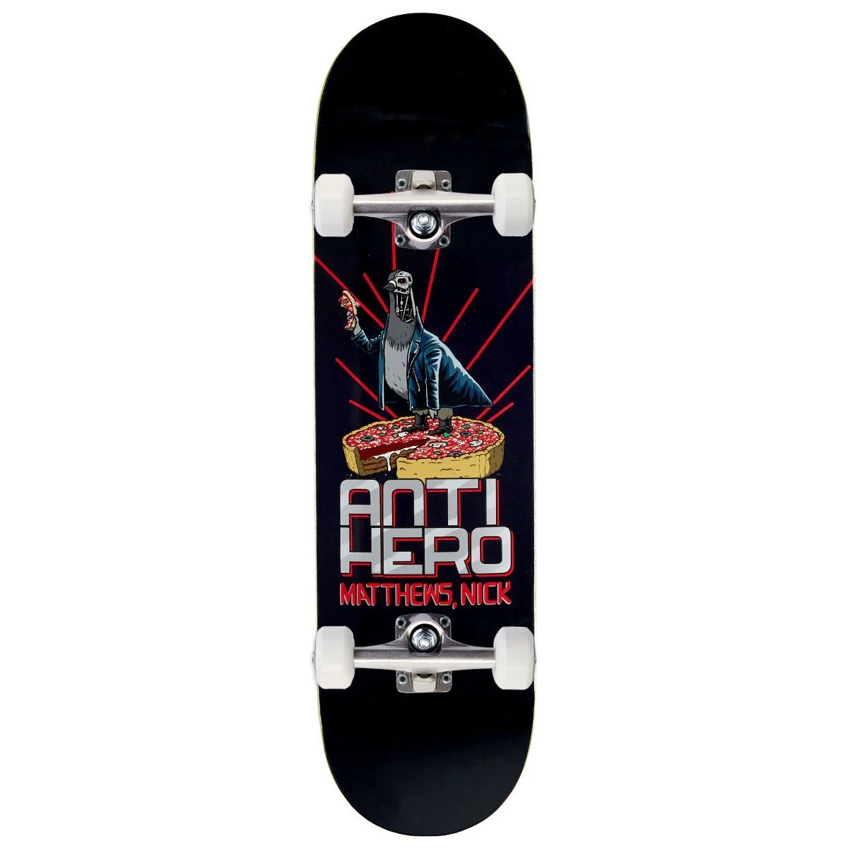 Anti-Hero Matthews P2 Judgement Day Skateboard Complete - Black - 8.38"