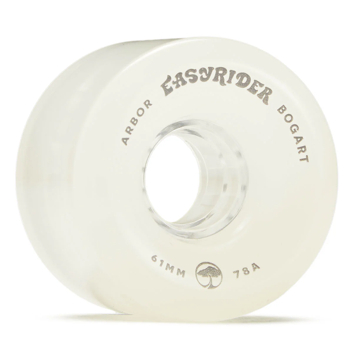 Arbor Bogart 78a Longboard Wheels - Ghost White - 61mm