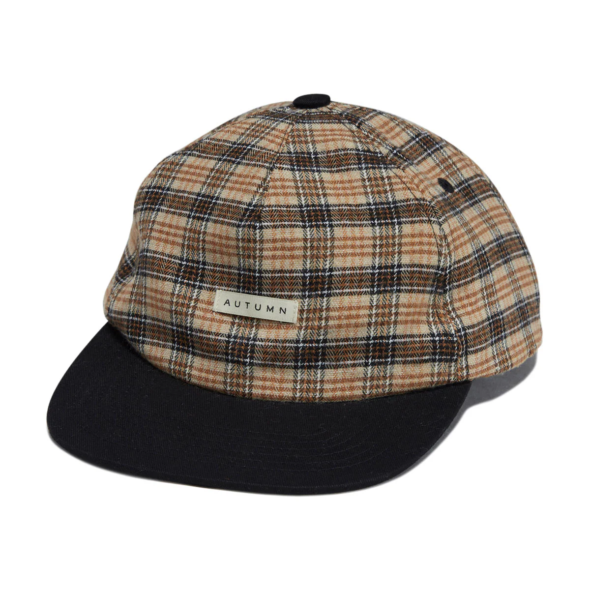 Autumn Mixed 5 Panel Hat - Plaid