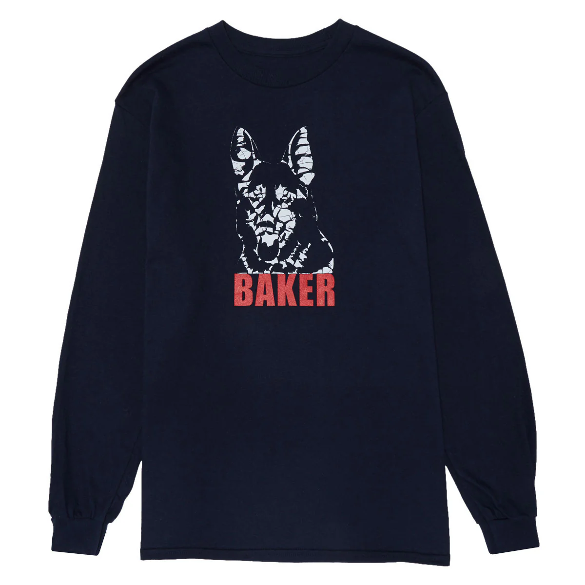 Baker Bad Dawg Long Sleeve T-Shirt - Navy