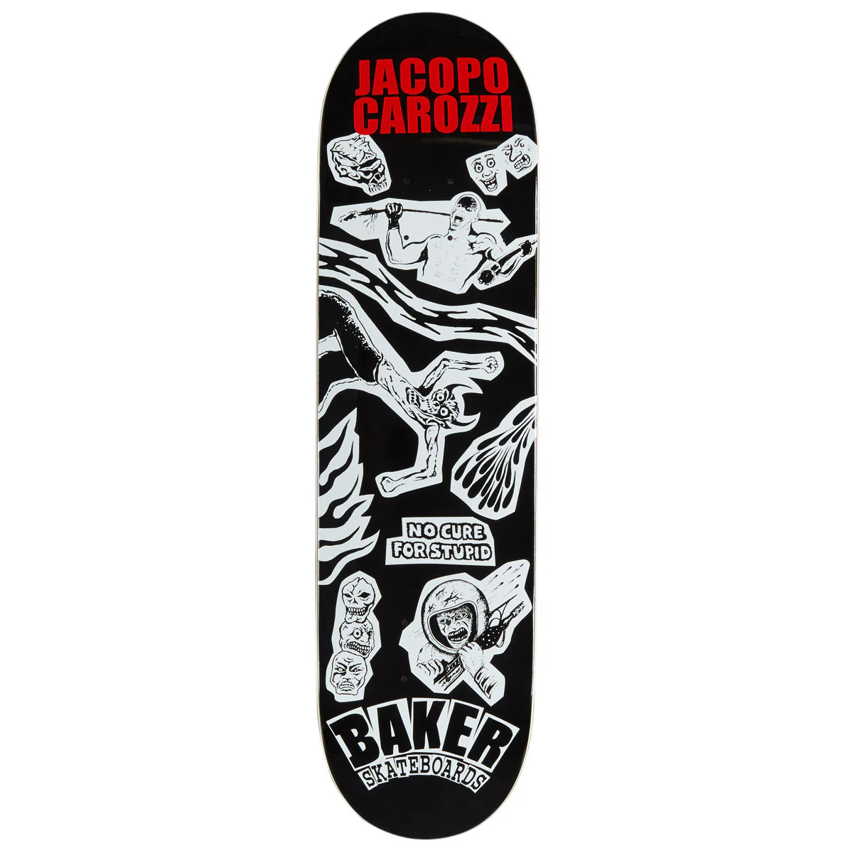 Baker Jacopo Carozzi Divine Evil Skateboard Deck - 8.25"