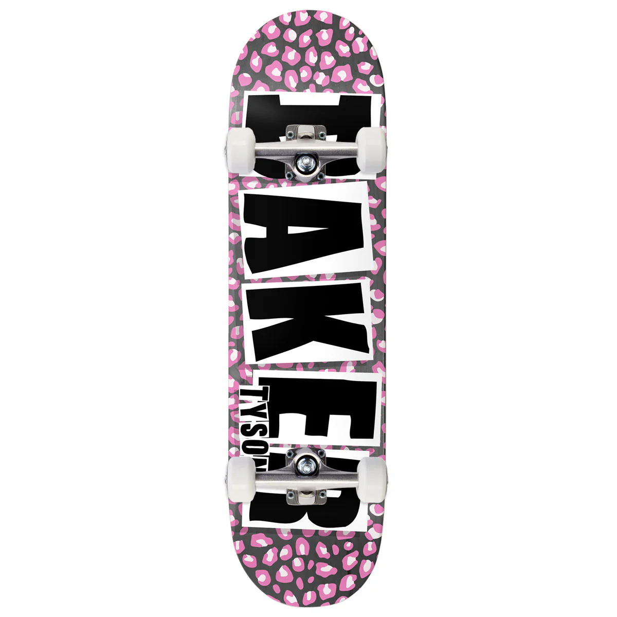 Baker Tyson Peterson Brand Logo Skateboard Complete - Hot Cheetah - 8.25"