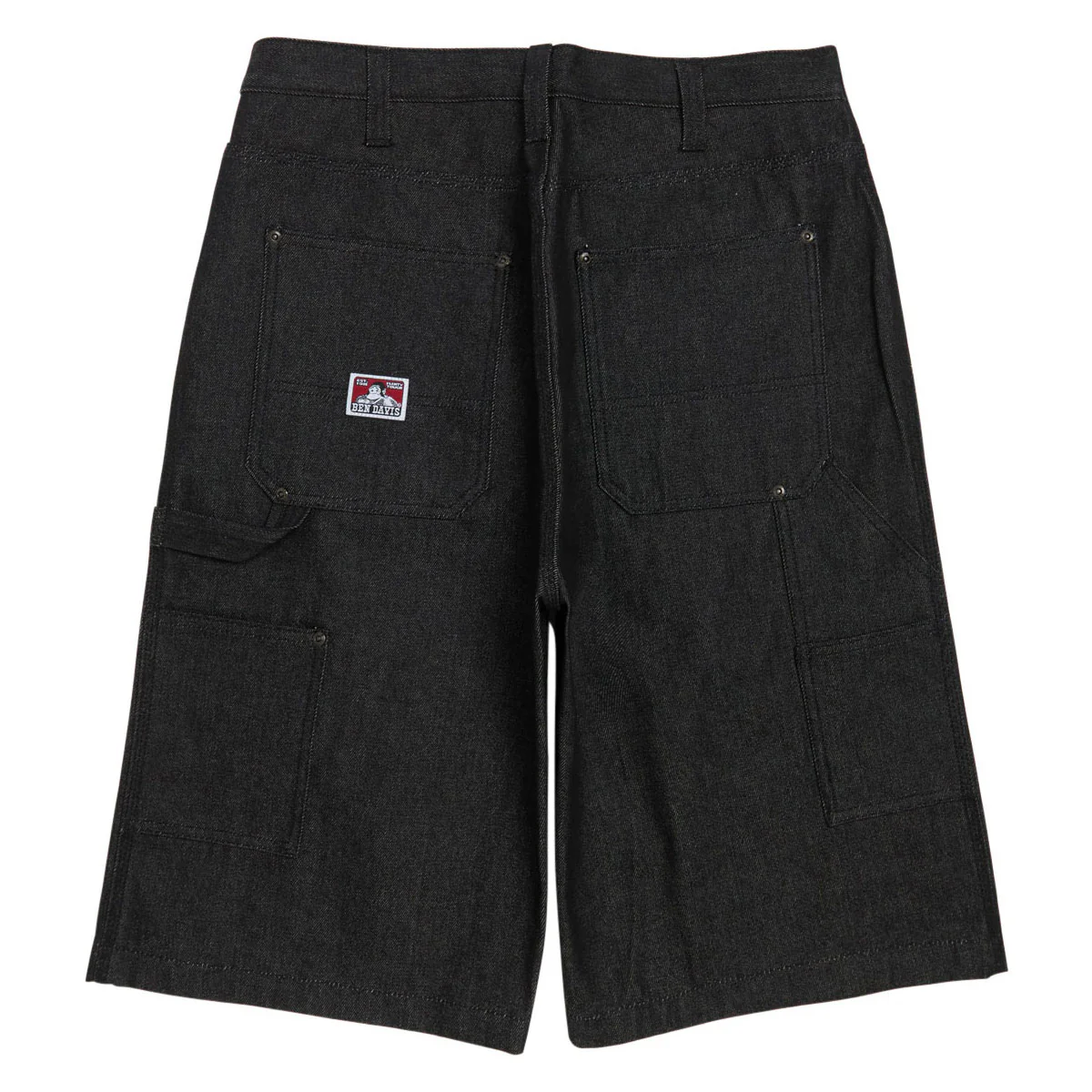 Ben Davis Carpenter Shorts - Black Denim - Image 2