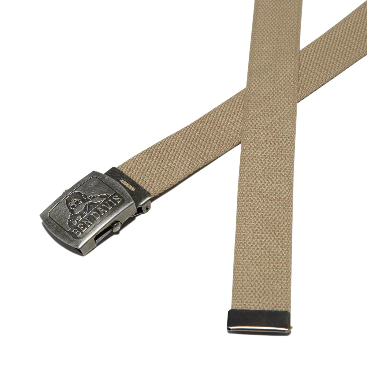 Ben Davis Cotton Webbing Belt - Khaki - Image 2