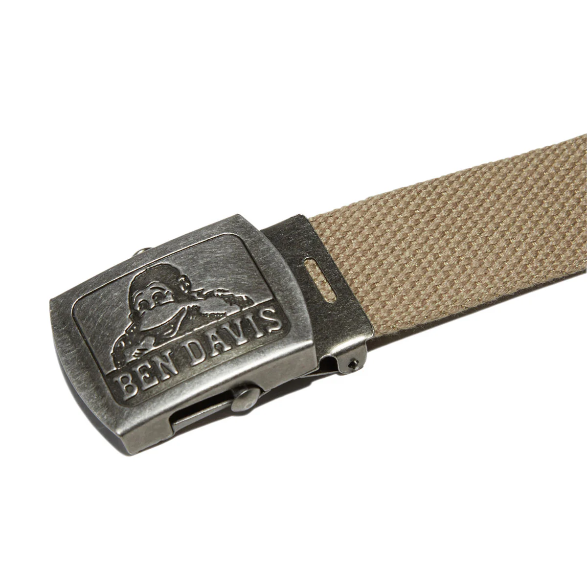 Ben Davis Cotton Webbing Belt - Khaki - Image 3