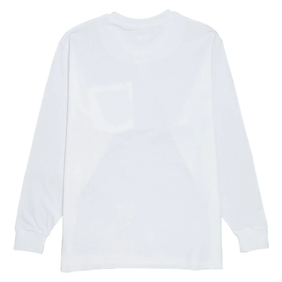 Ben Davis Heavy Duty Long Sleeve Pocket T-Shirt - White - Image 2