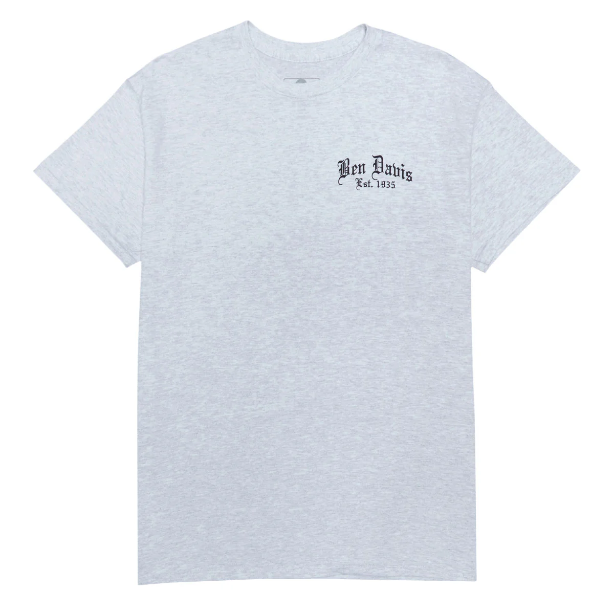 Ben Davis Paisley Logo T-Shirt - Ash Grey - Image 2