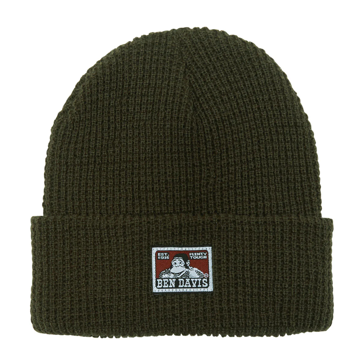 Ben Davis Waffle Beanie - Moss