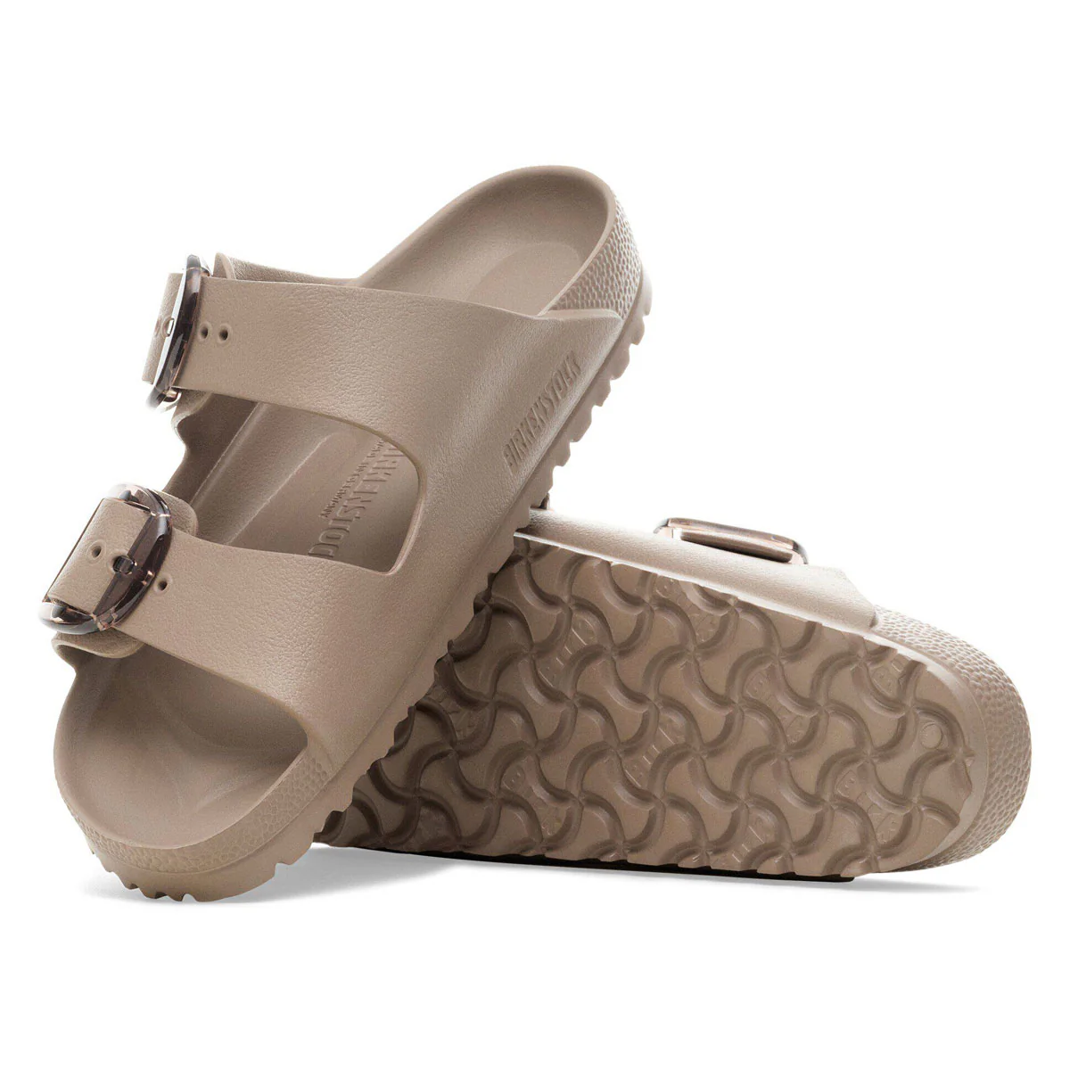 Birkenstock Womens Arizona Big Buckle EVA Sandals - Gray Taupe - Image 4