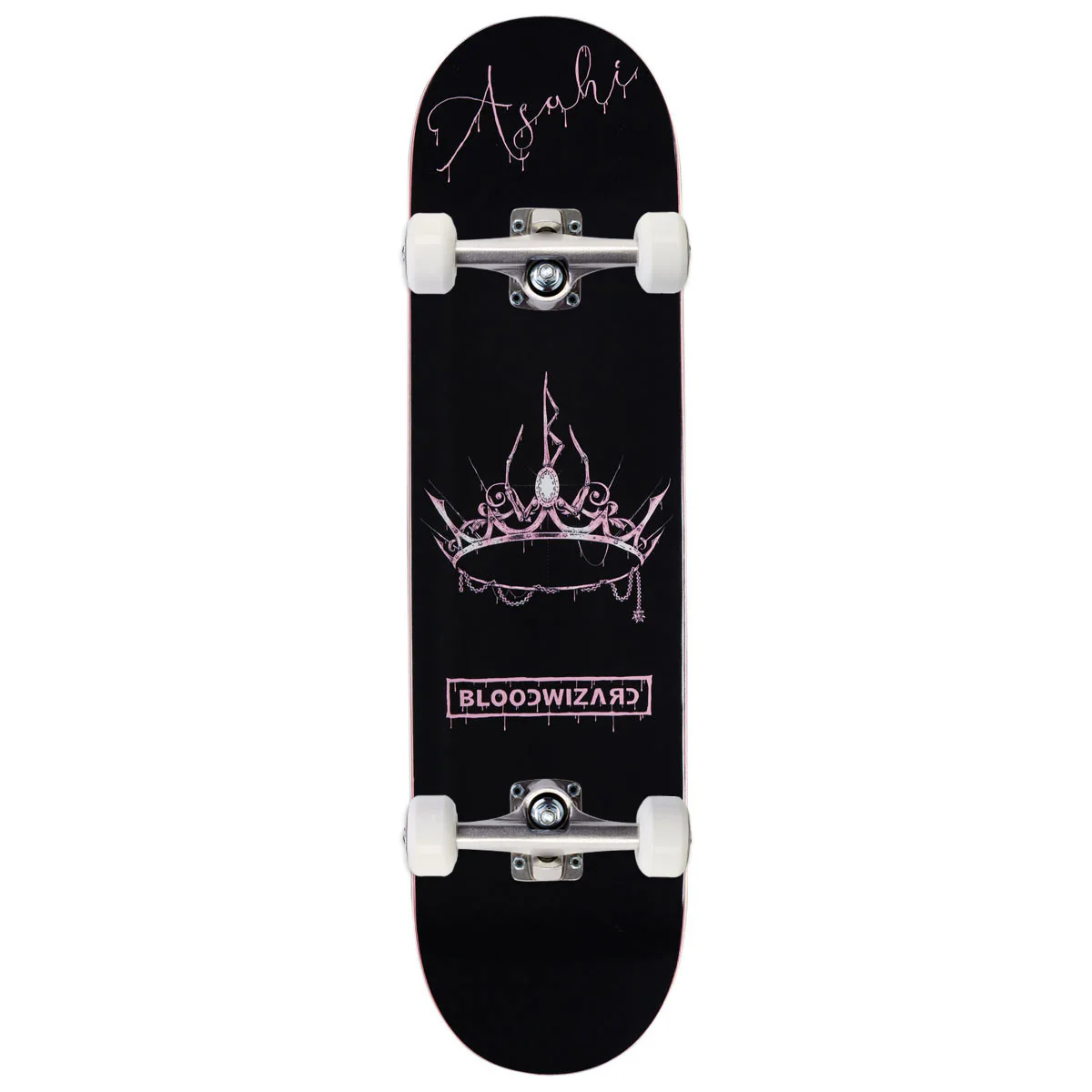 Blood Wizard Asahi Crown Skateboard Complete - 8.00"
