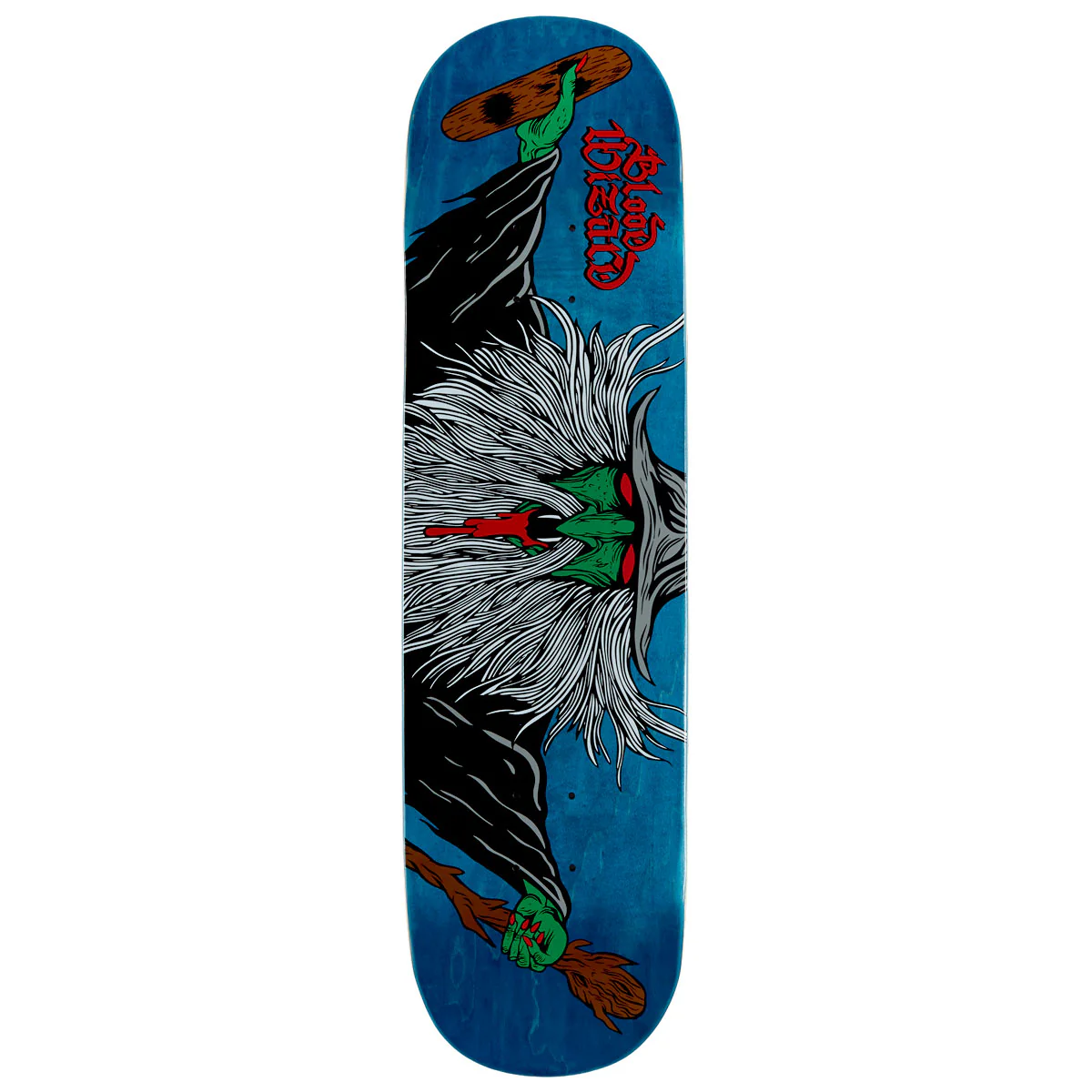 Blood Wizard Flying Wizard Skateboard Deck - 8.375"