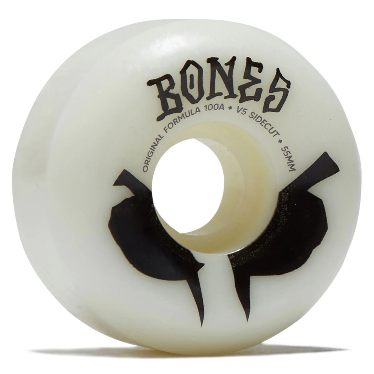 Bones 100s Sidecuts 100a V5 Sidecut Skateboard Wheels - White 2026 - 55mm