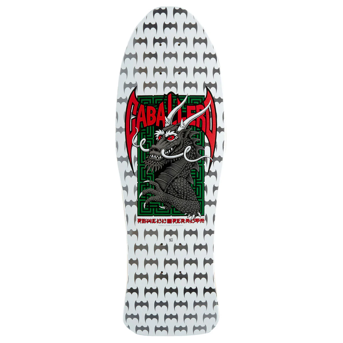 Bones Brigade Steve Caballero Series 17 Skateboard Deck - White - 9.95"