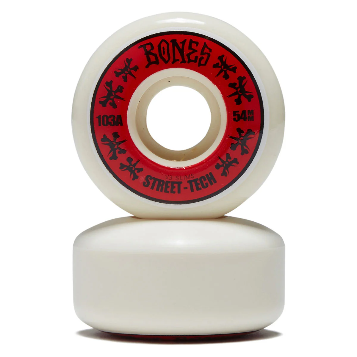 Bones STF Slims 103a V3 Slim Skateboard Wheels - 54mm - Image 2