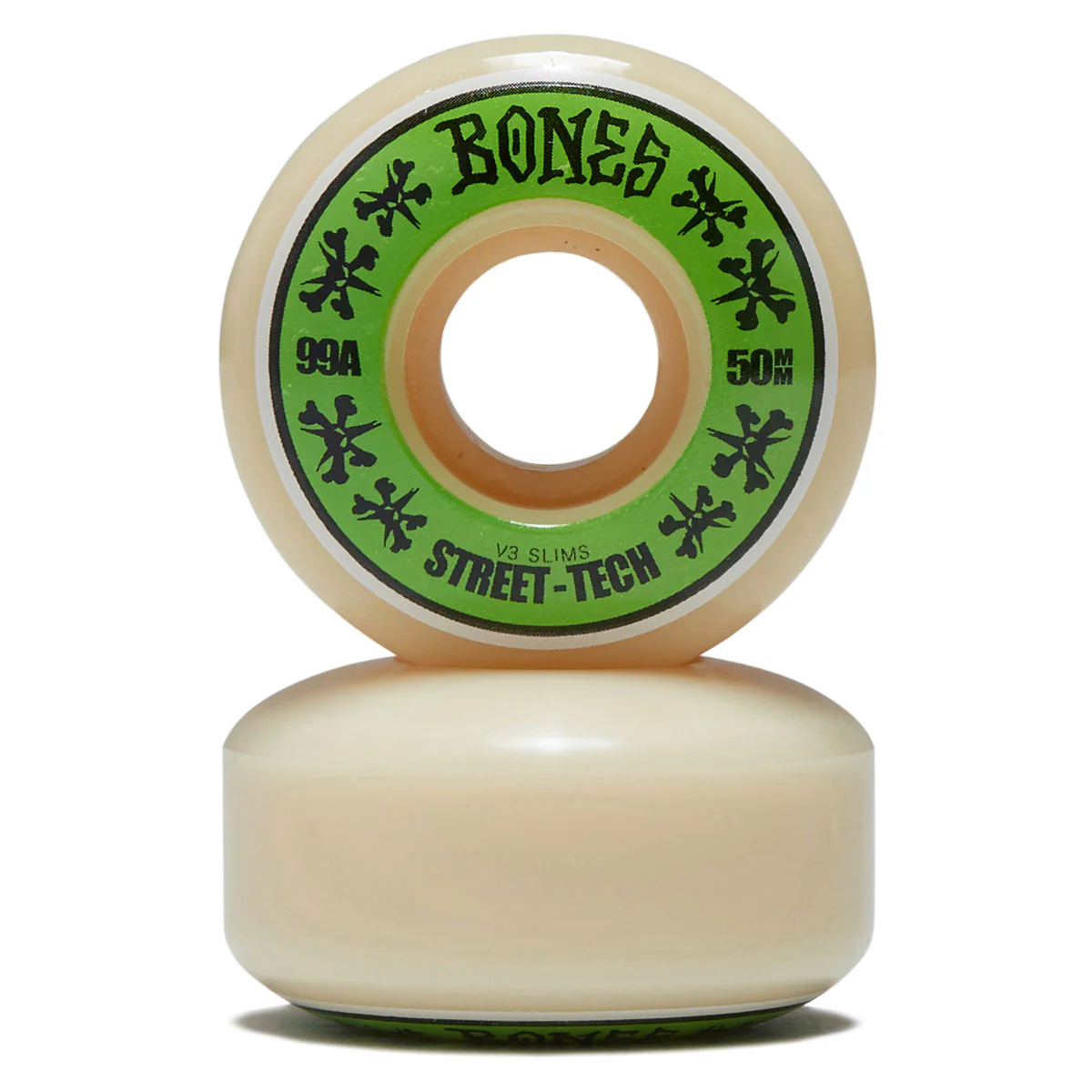 Bones STF Slims 99a V3 Slim Skateboard Wheels - 50mm - Image 2