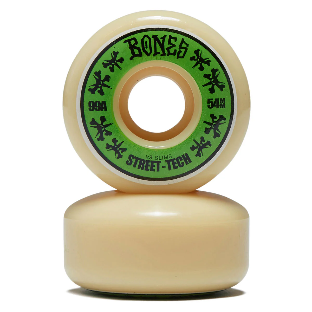 Bones STF Slims 99a V3 Slim Skateboard Wheels - 54mm - Image 2
