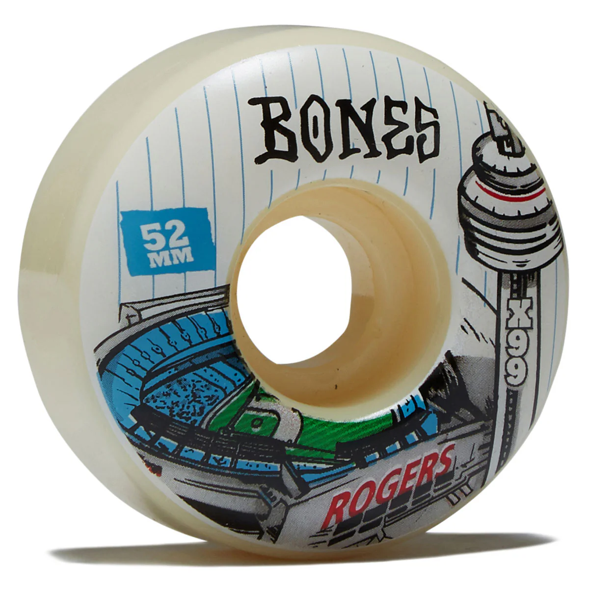 Bones X Formula TJ Rogers Centre 99a V1 Skateboard Wheels - 52mm