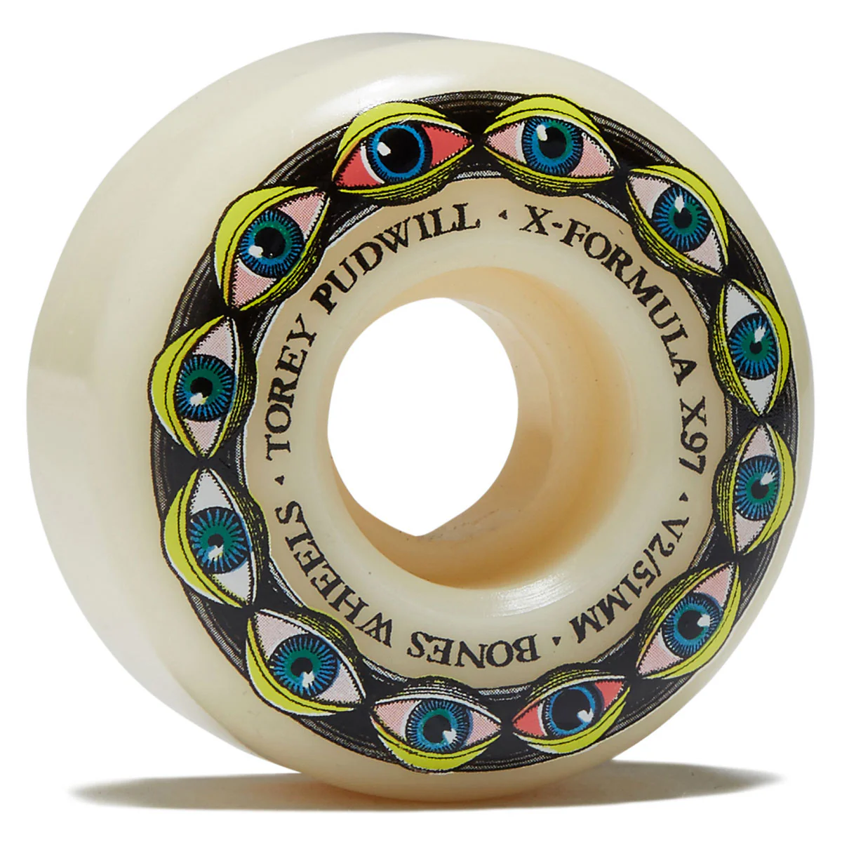 Bones X-Formula Torey Pudwill Frying Eyes 97a V2 Locks Skateboard Wheels - 51mm