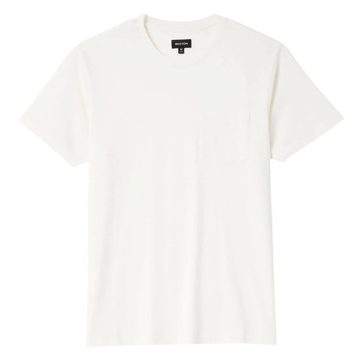 Brixton Baseline Pocket T-Shirt - Off White Vintage Wash