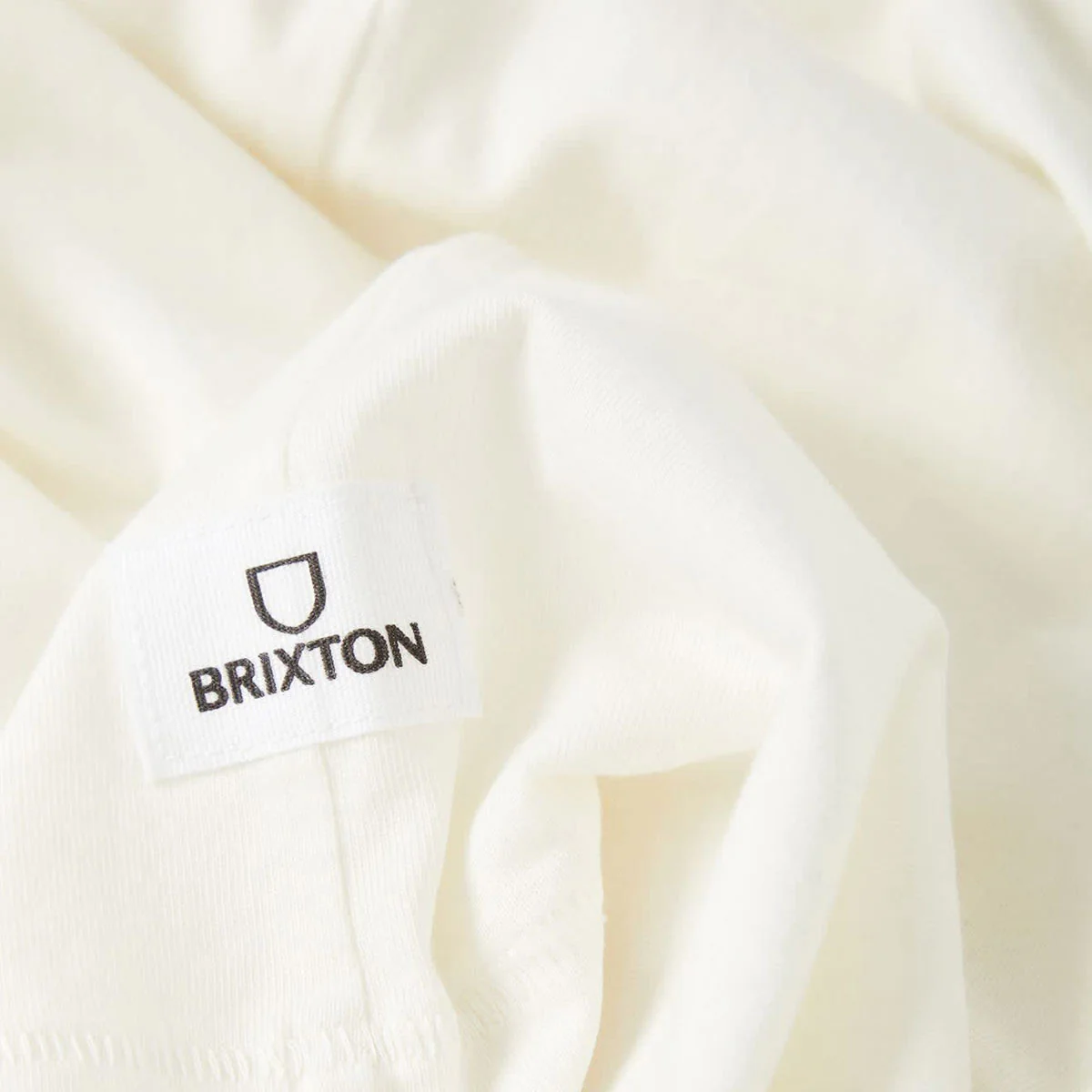 Brixton Baseline Pocket T-Shirt - Off White Vintage Wash - Image 4