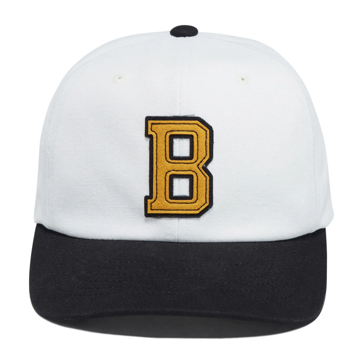 Brixton Big B Mp Hat - Off White/Black/Mustard - Image 2