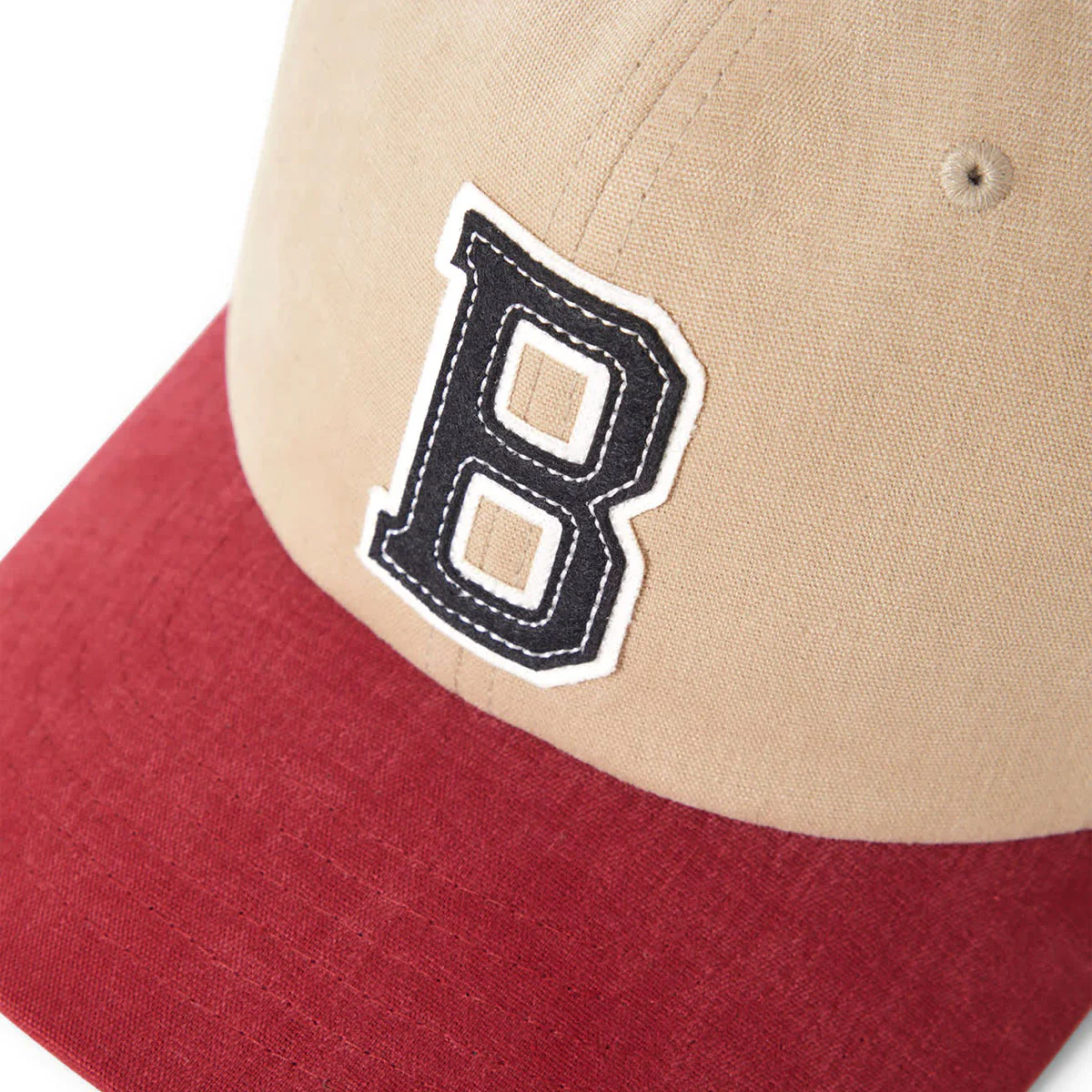 Brixton Big B Mp Hat - Sand/Burgundy - Image 6